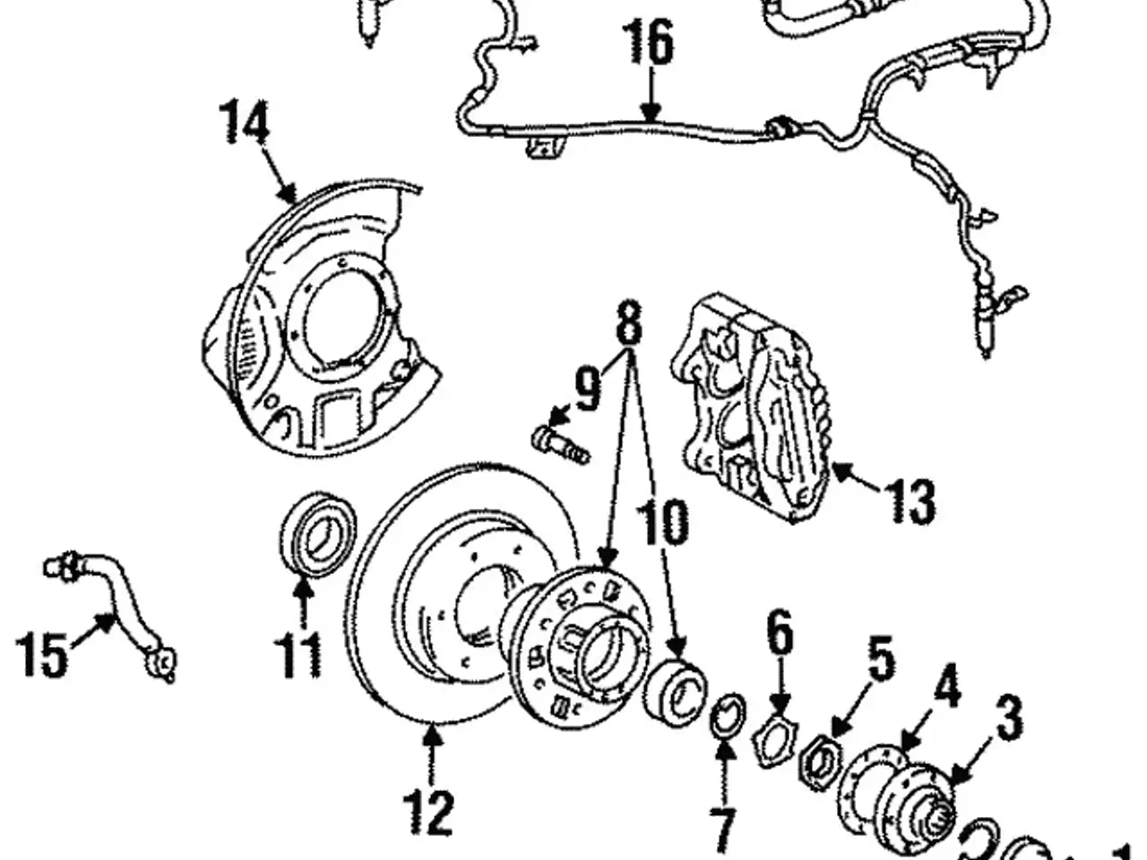 Billede 9 - Bremseskiver, Landcruiser 4.2D/TD