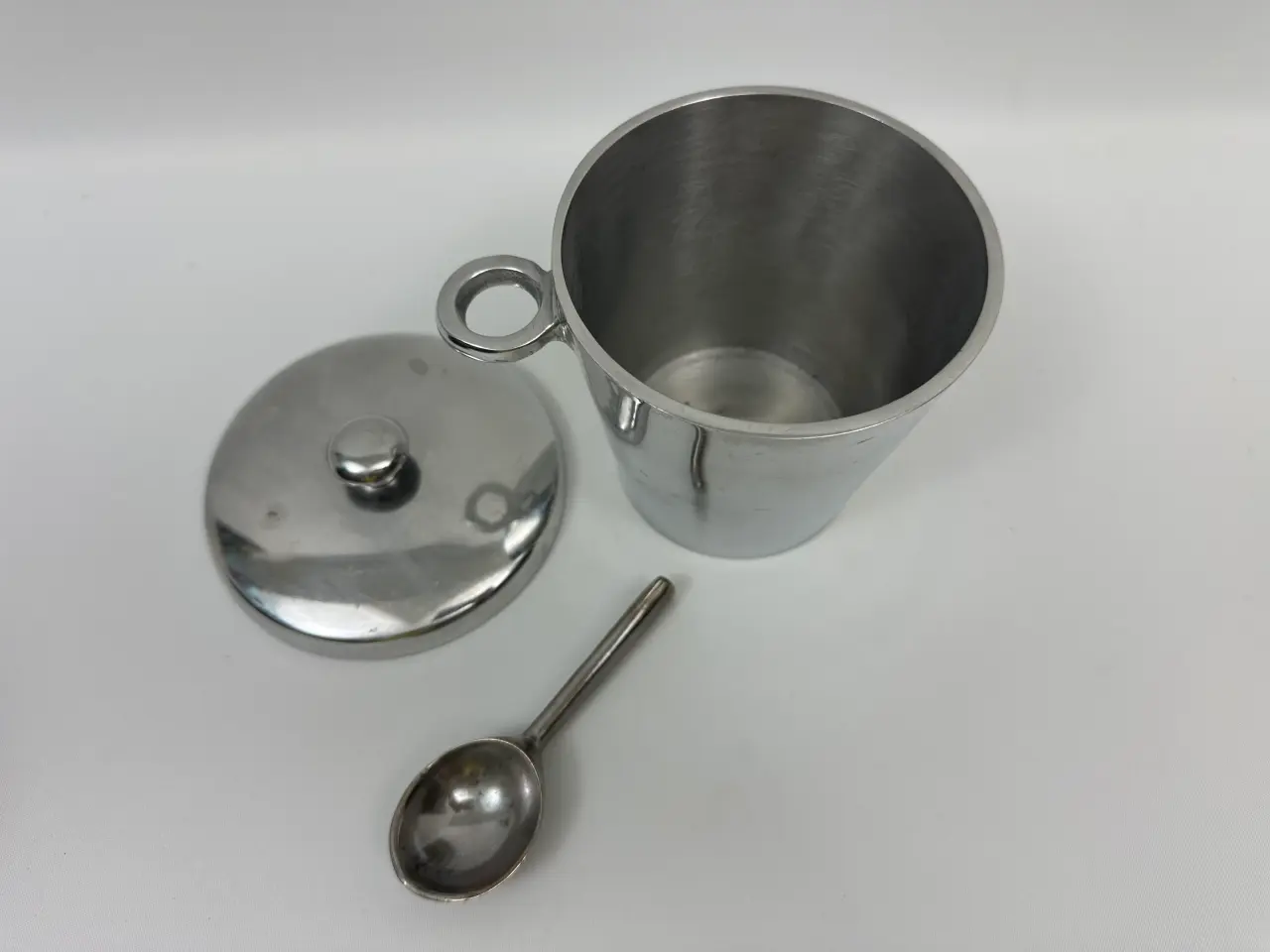 Billede 5 - Vintage isspand m. tang i chrome / stål