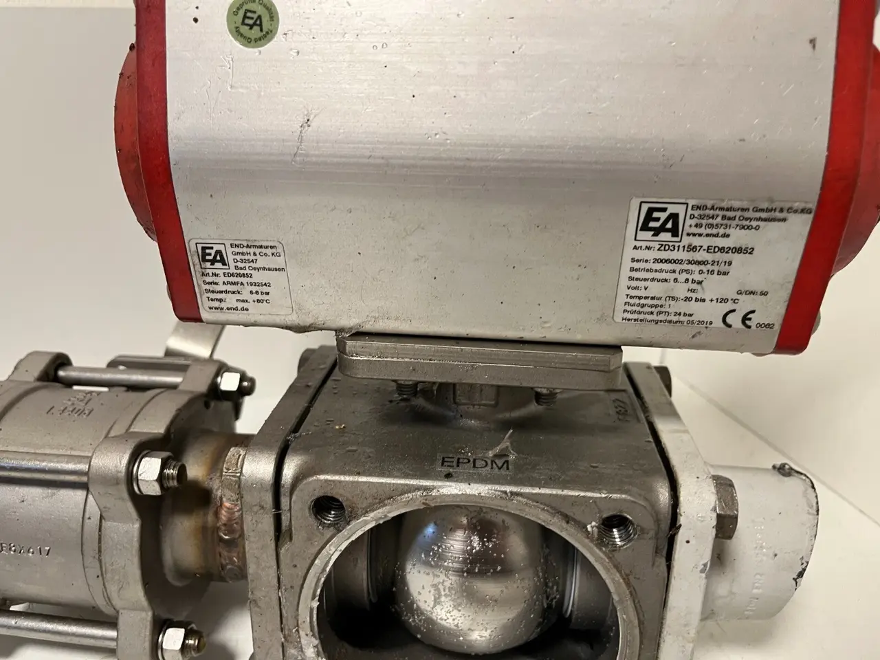 Billede 14 - END-Armaturen ZD311567 DN50 Ball ventil Pneumatic