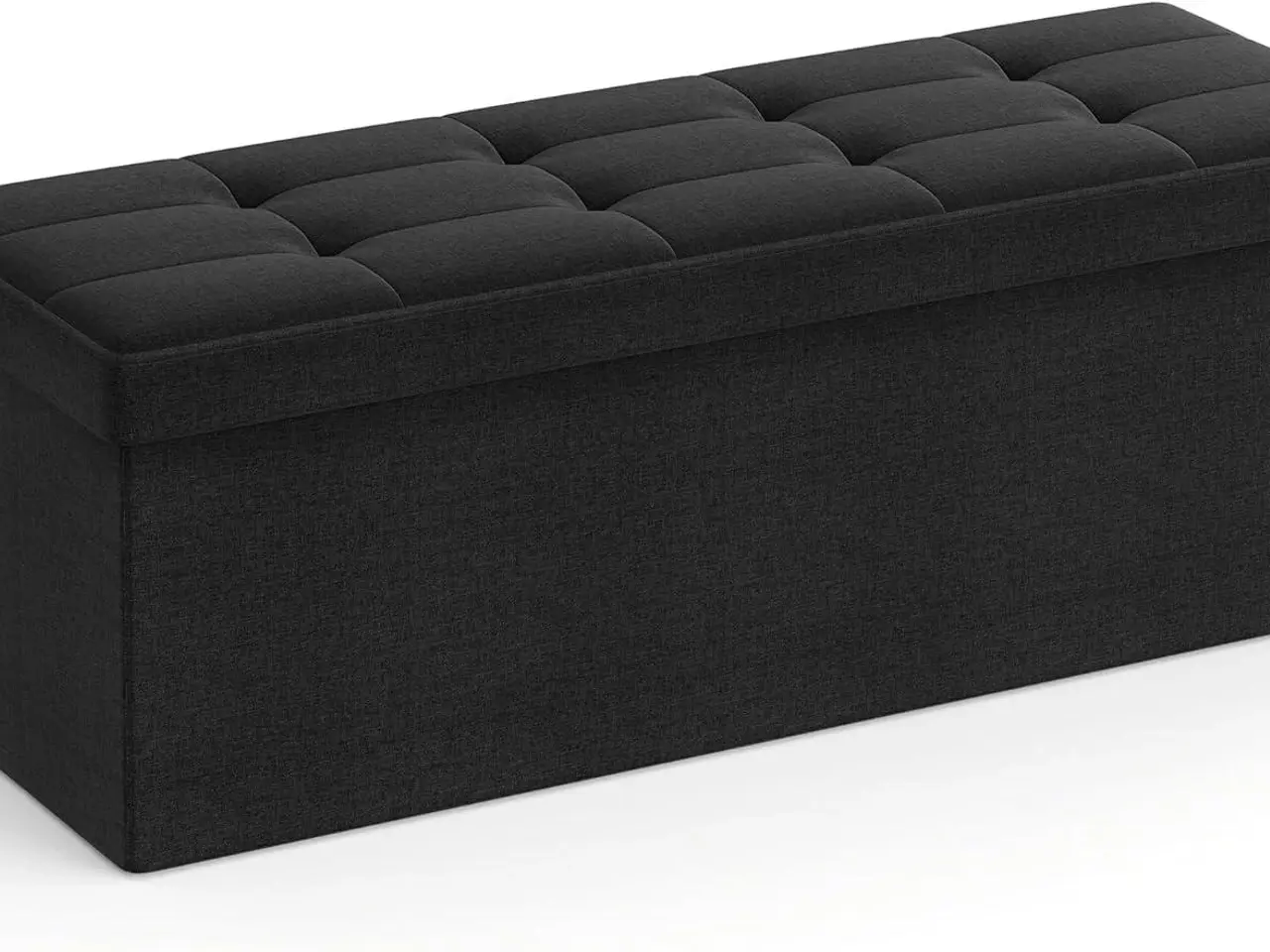 Billede 1 - Opbevaringsbænk med låg 110 x 38 x 38 cm, sort