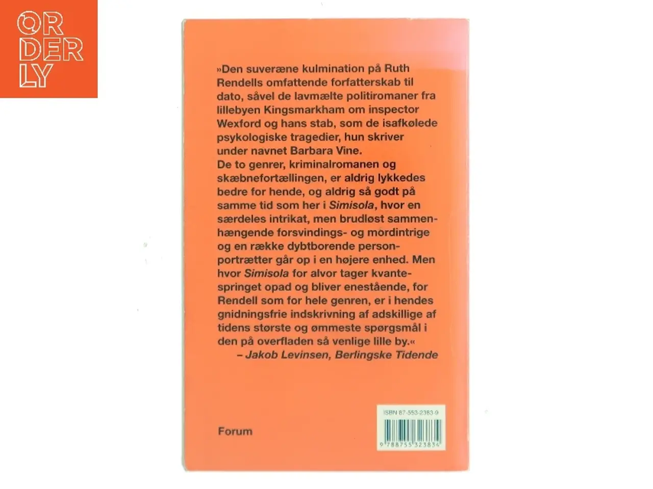 Billede 2 - Simisola : spændingsroman af Ruth Rendell (Bog)