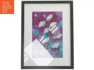 Indrammet kunsttryk (str. 42,5x32,5 cm)