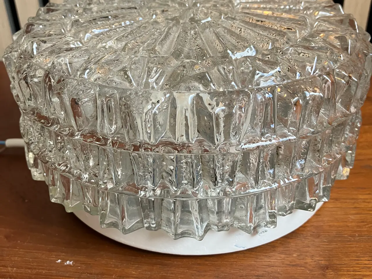 Billede 3 - Plafon i klar glas