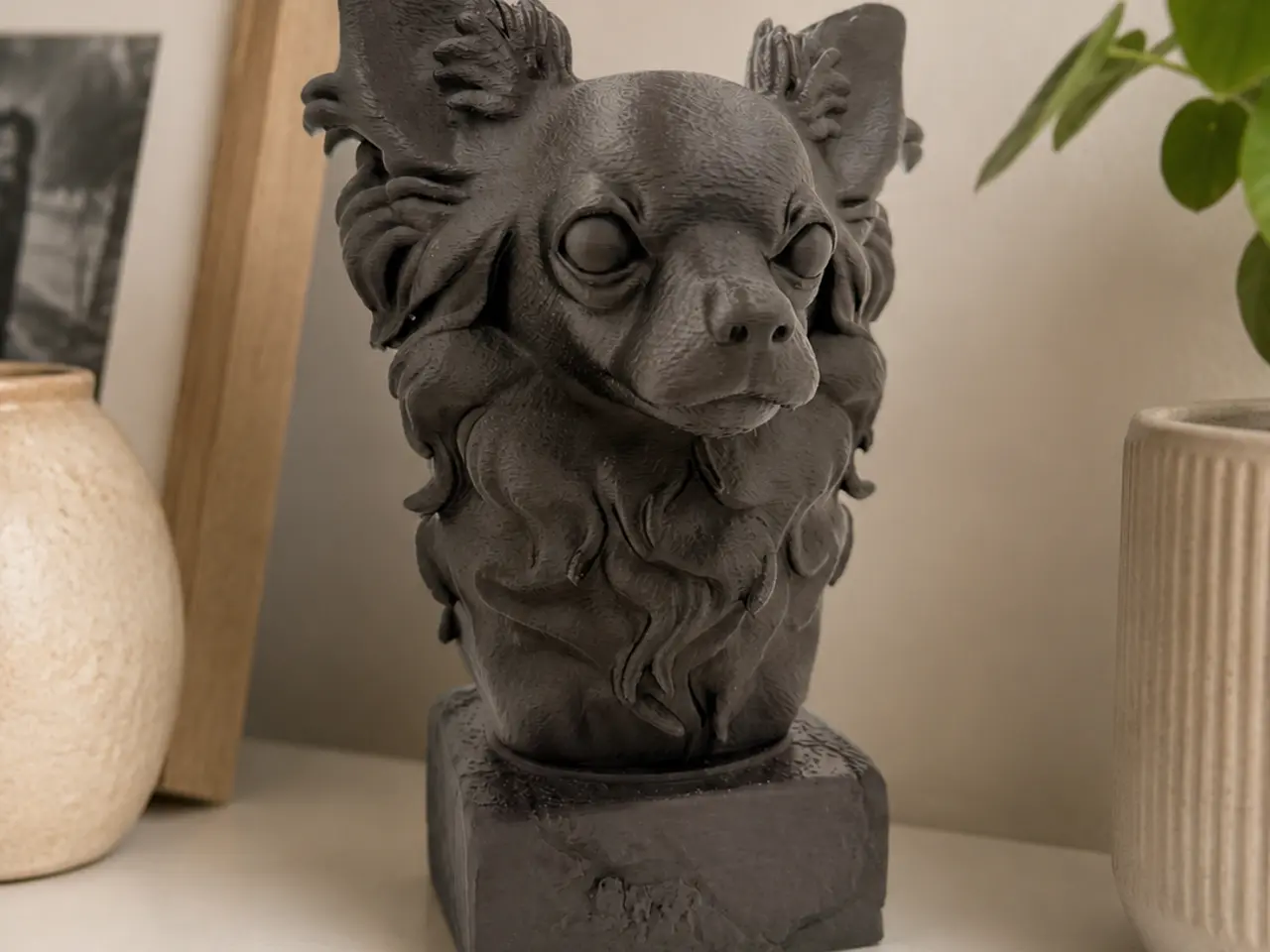 Billede 1 - Chihauhau buste - 20cm