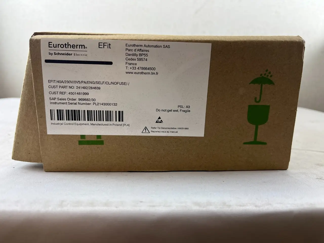 Billede 5 - Eurotherm EFit 40A 230V SCR Power Controller No