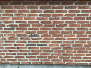 Facadesten , rød, massiv blødstrøjen. 1000 stk