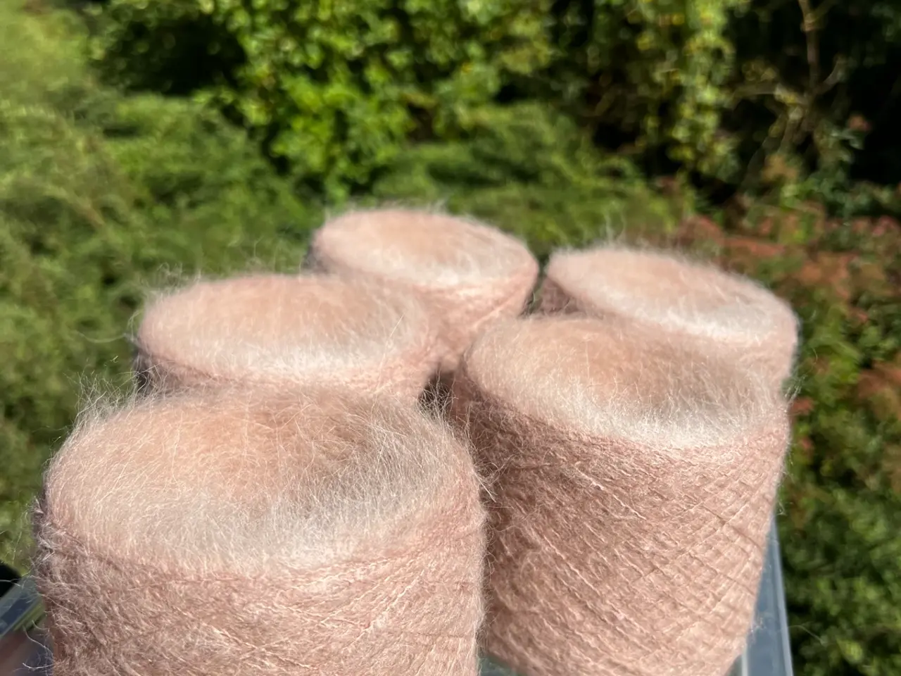 Billede 1 - Italiensk garn - Mohair / Silke - Beige Rosa - 515