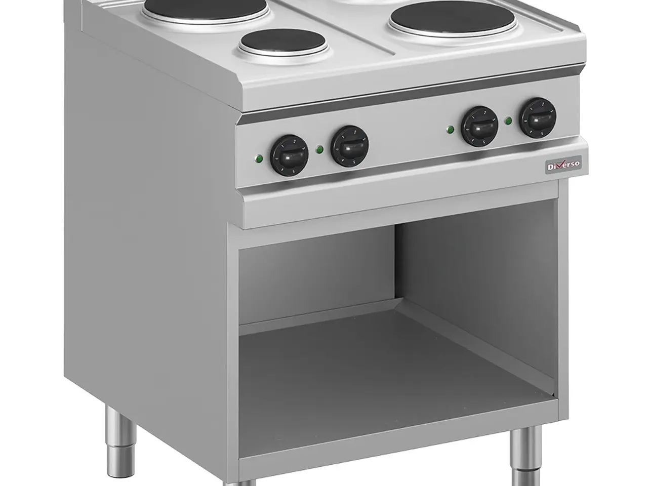Billede 1 - Elektrisk Komfur med Underskab (GN 2/1) – 4 Plader
