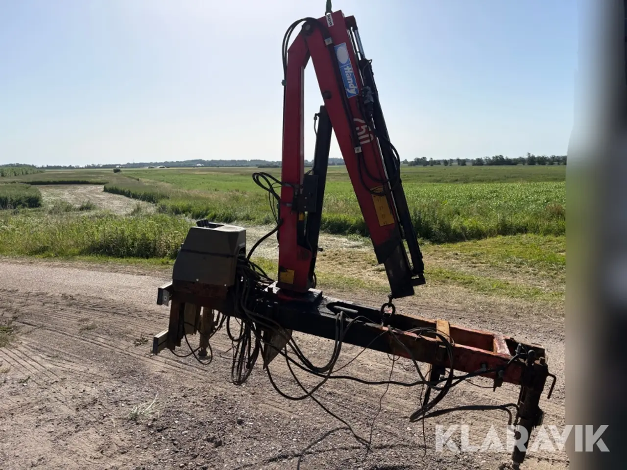 Billede 2 - Kran HMF 252 T2 med 2 udskud - 1 styk