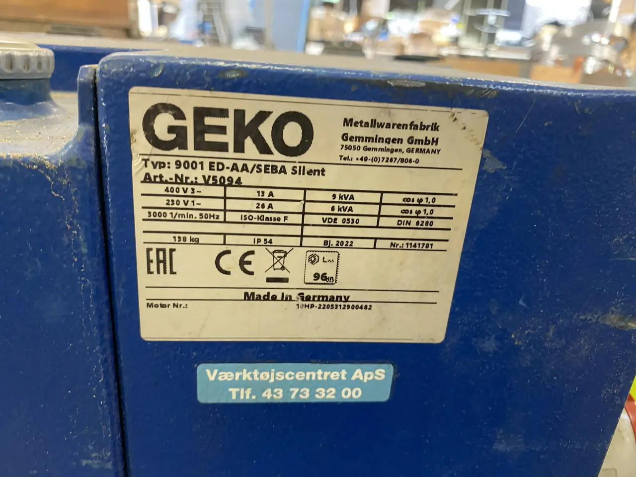 Billede 3 - Benzin Generator GEKO 9001 Silent