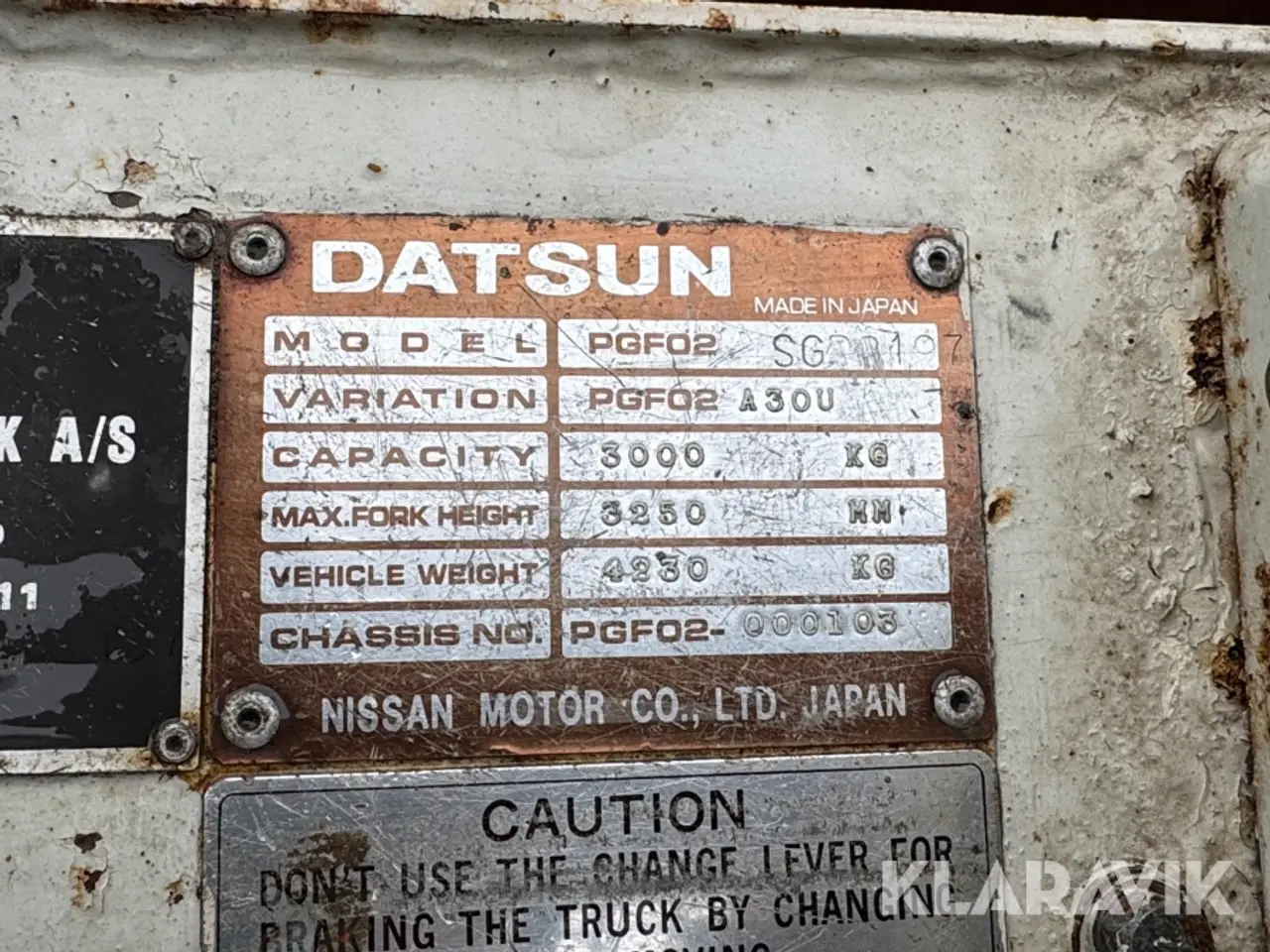 Billede 5 - Truck Datsun PGDO2