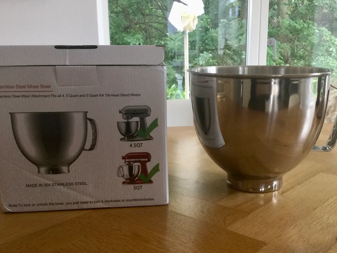 Billede 2 - Ny røreskål i rustfri stål bl.a. til KitchenAid