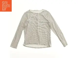 Langærmet stribet bluse fra H&M (str. 134)