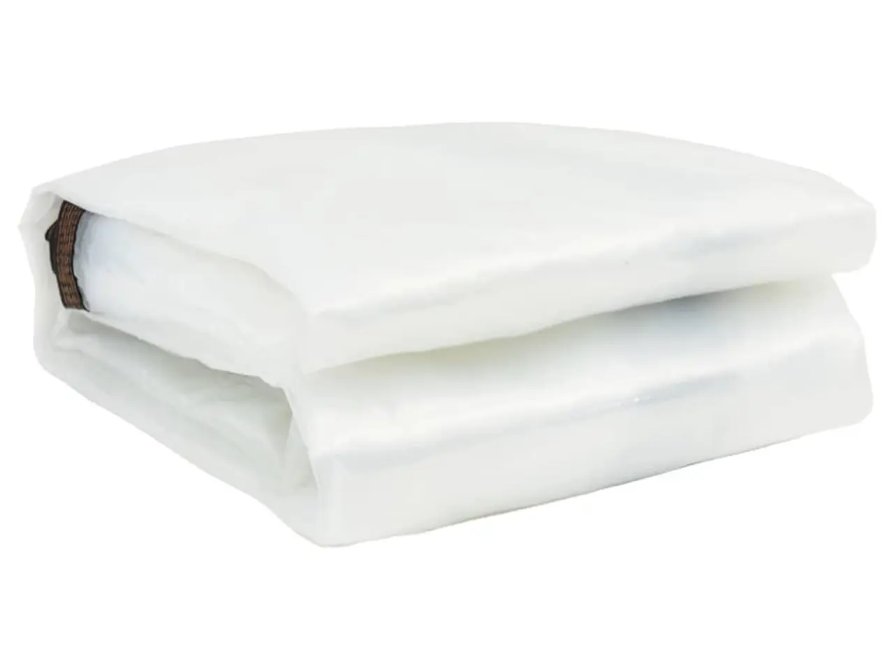 Billede 3 - Klar presenning med øjer 1 × 5 m - polyethylen, transparent/sort