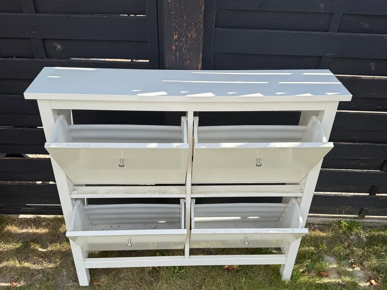 Billede 3 - IKEA skoskab hvid | 4 rum | smalt skoskab til entr