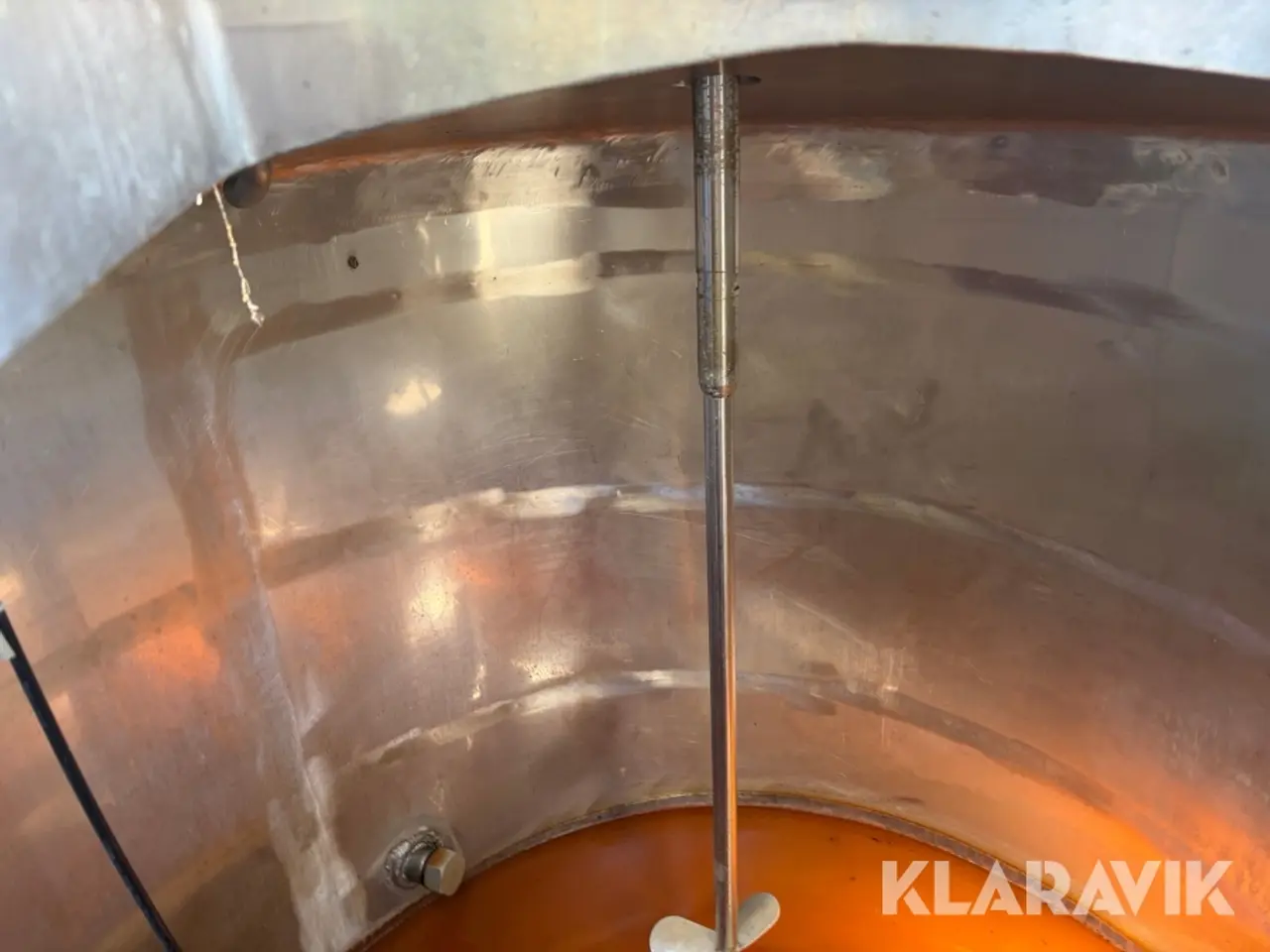 Billede 7 - Rustfri tank til mejeriprodukter 1000 Liter blandetank