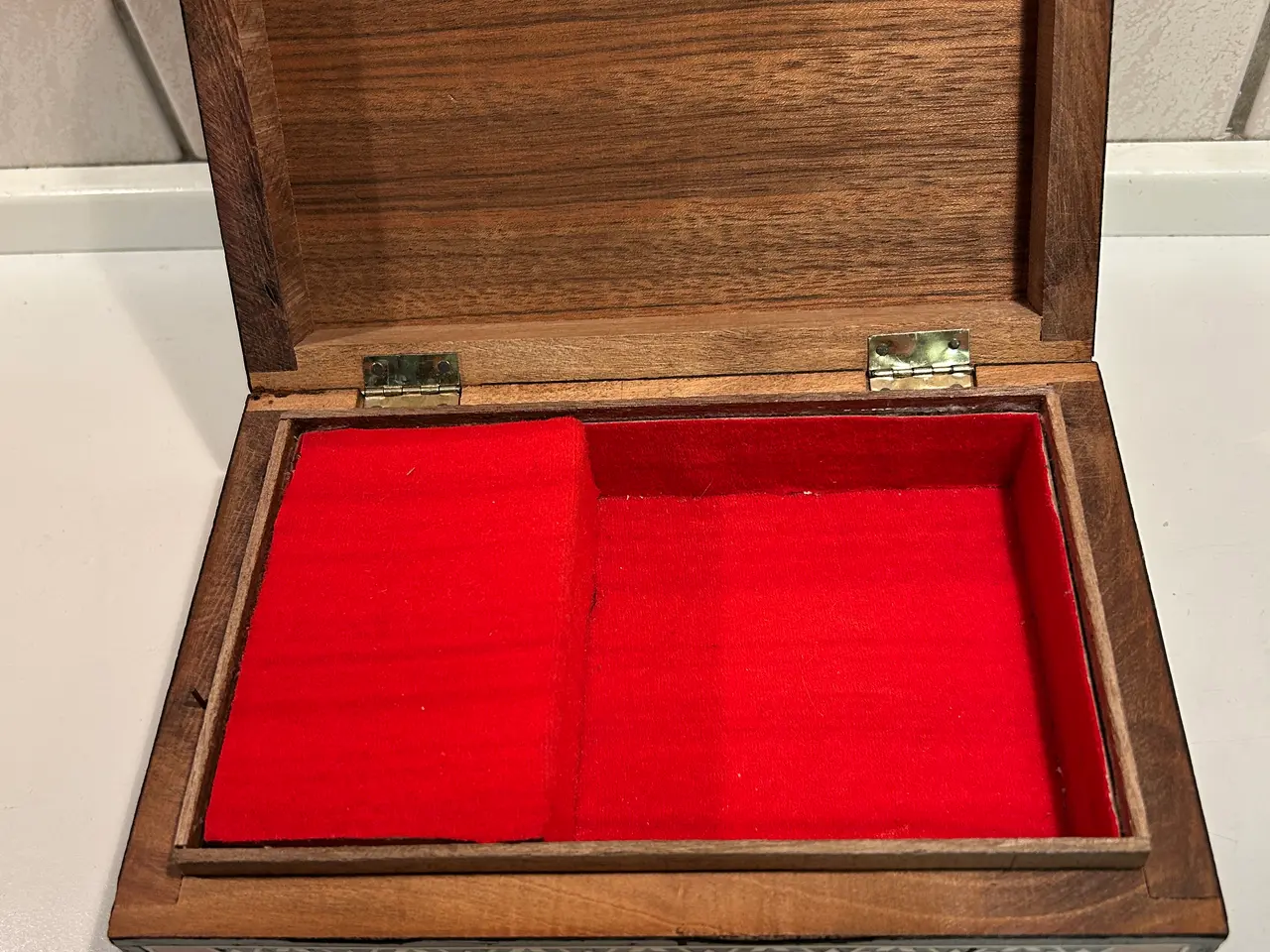 Billede 2 - Smykkeskrin med intarsia, VINTAGE