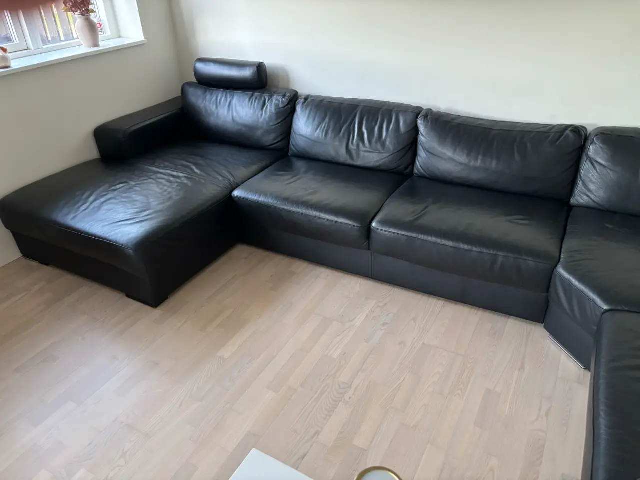 Billede 1 - Kvalitets læder sofa