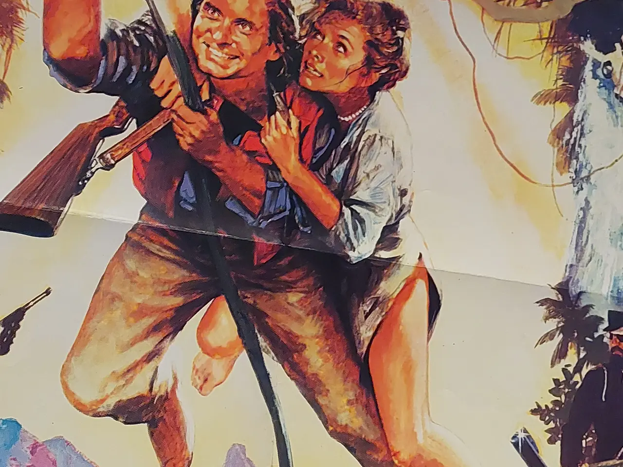 Billede 2 - Biografplakat – Nu går den vilde skattejagt (1984)
