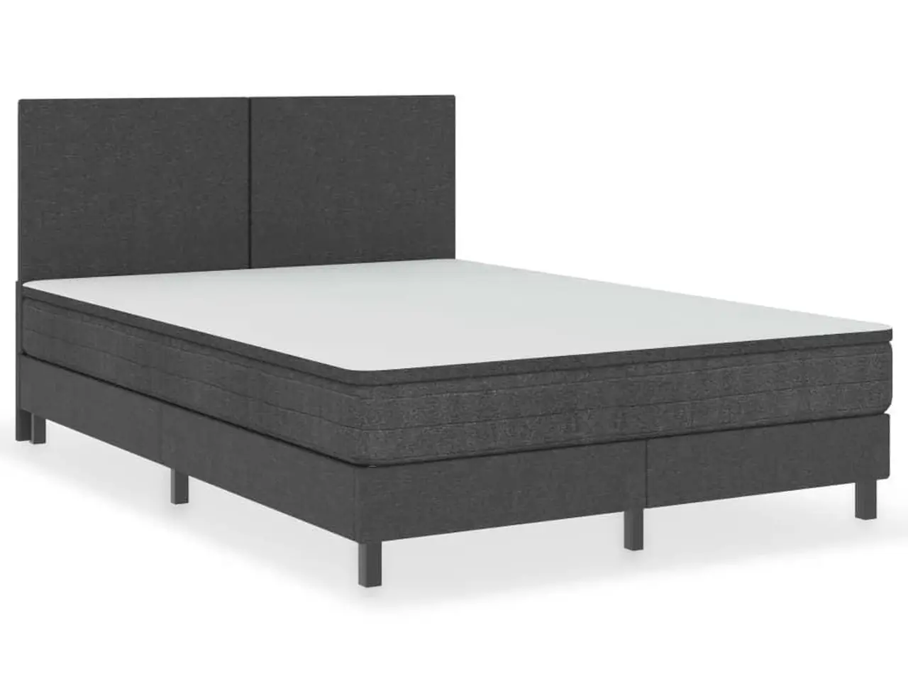 Billede 3 - Sengegavl i stof - 140×200 cm, mørkegrå
