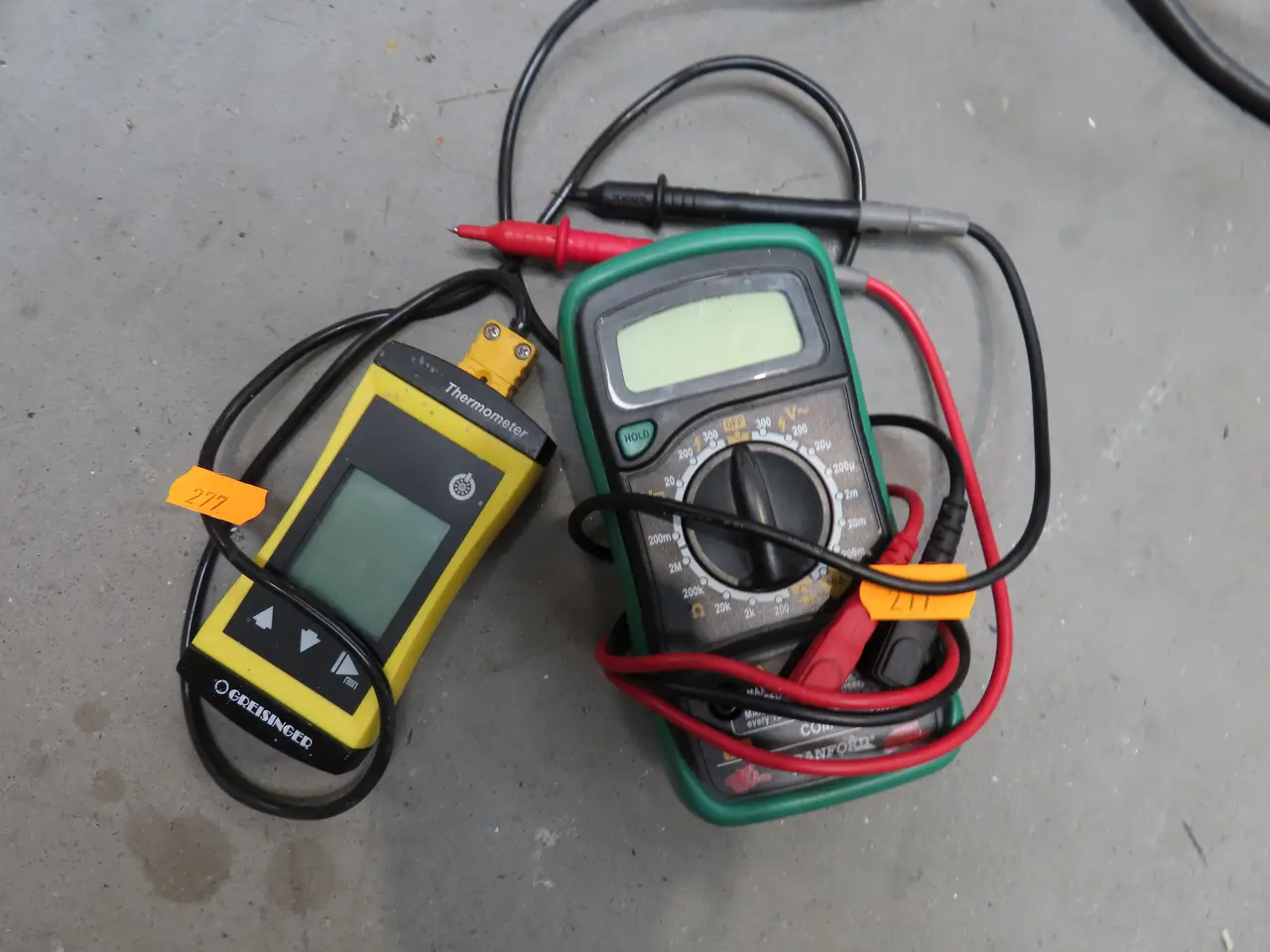 Billede 1 - Multimeter BRANFORD, thermometer GREISINGER