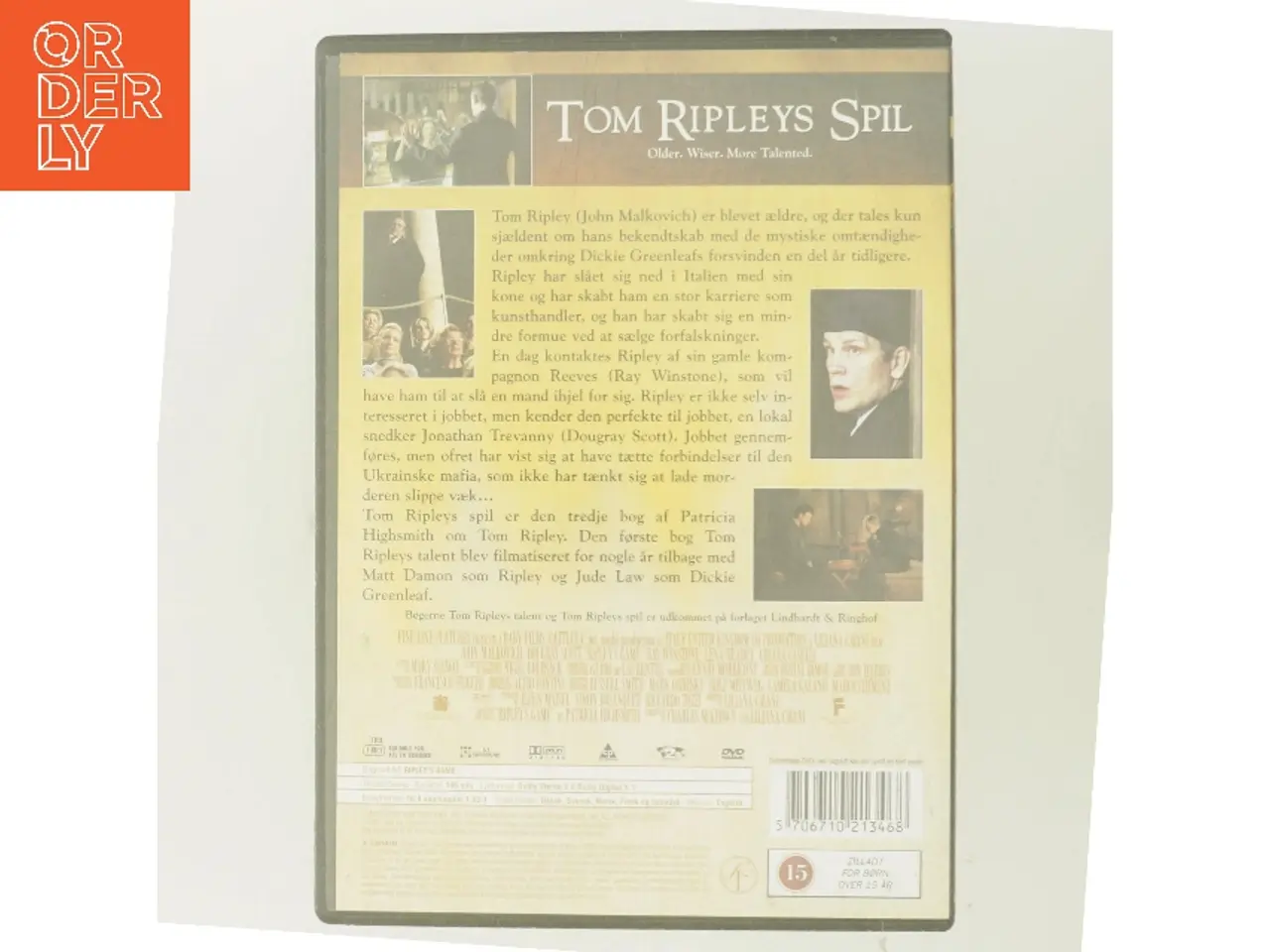 Billede 3 - Tom Ripleys Spil med John Malkovich (DVD)