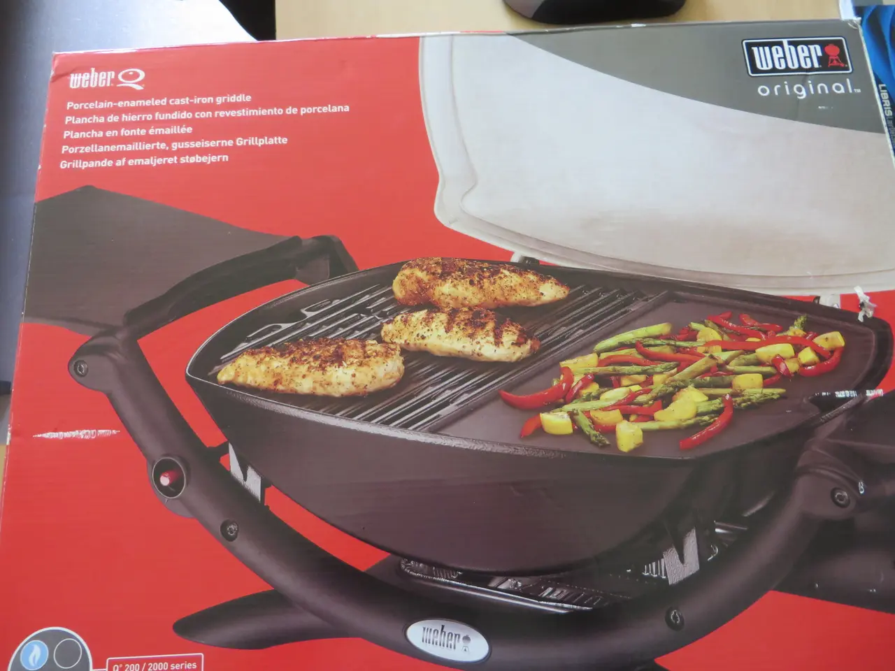 Billede 1 - Emaljeret Weber grillpande