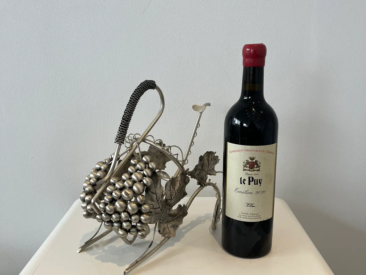 Billede 3 - Vintage vinholder sølv