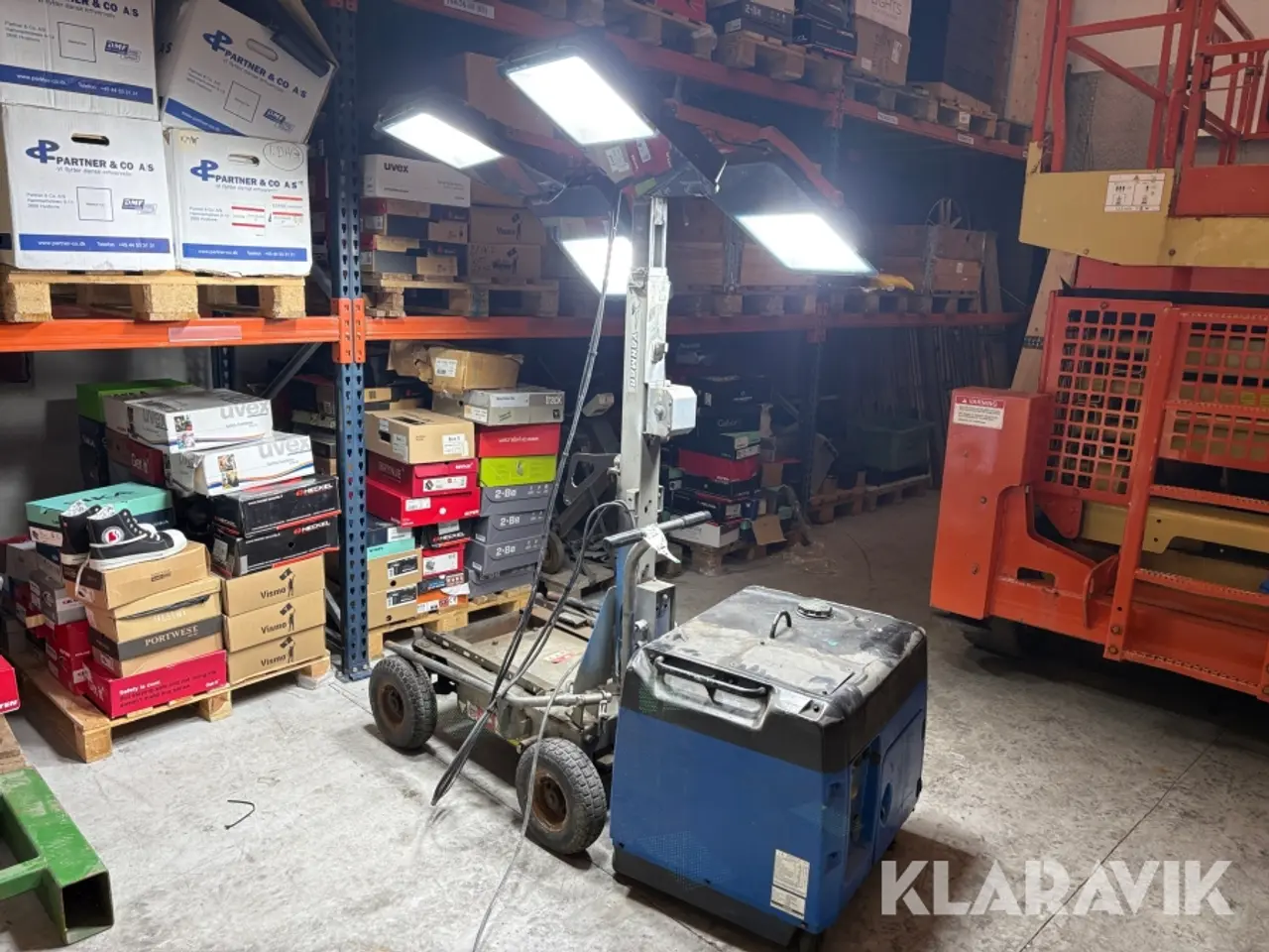 Billede 2 - Projektør Yanmar ELB - inklusiv diesel generator