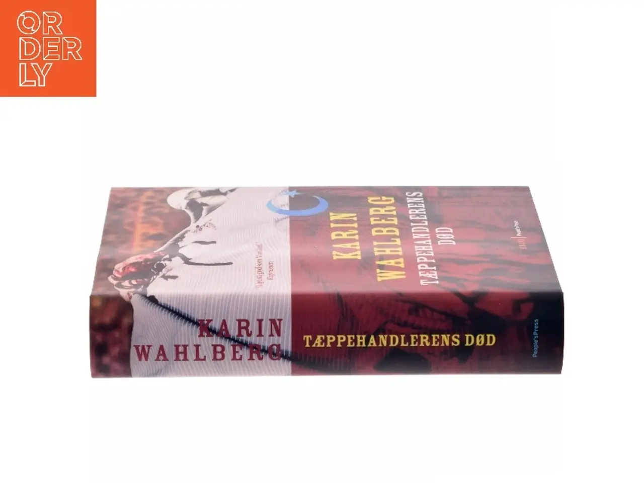 Billede 2 - Tæppehandlerens død : kriminalroman af Karin Wahlberg (Bog)