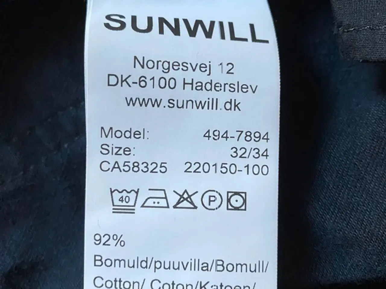 Billede 4 - Sunwill jeans fitted super stretch 494-7894. 100 B