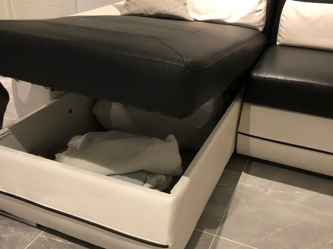 Billede 7 - Lækker læder U-sofa