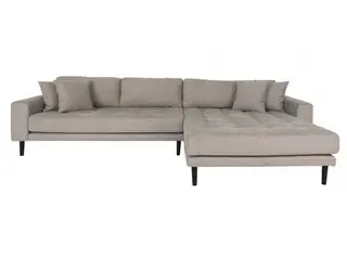 Lido - Højrevendt Chaiselongsofa - Stone stof