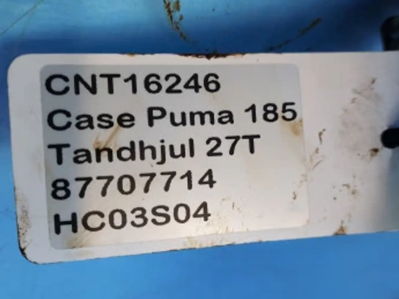 Billede 10 - Case Puma 185 Tandhjul 87707714