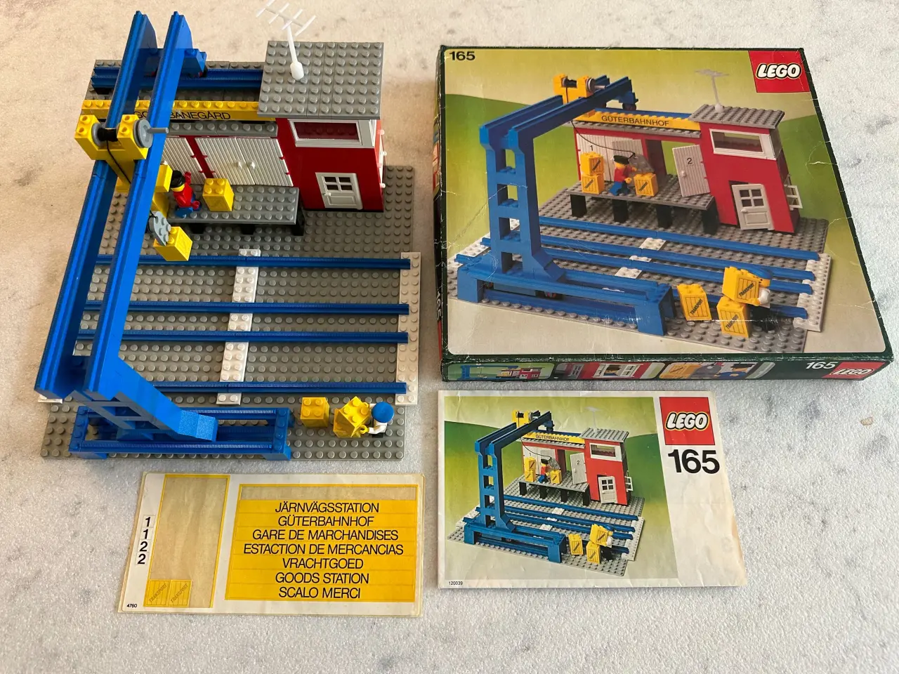 Billede 3 - LEGO Godsbanegård nr 165 fra 1978