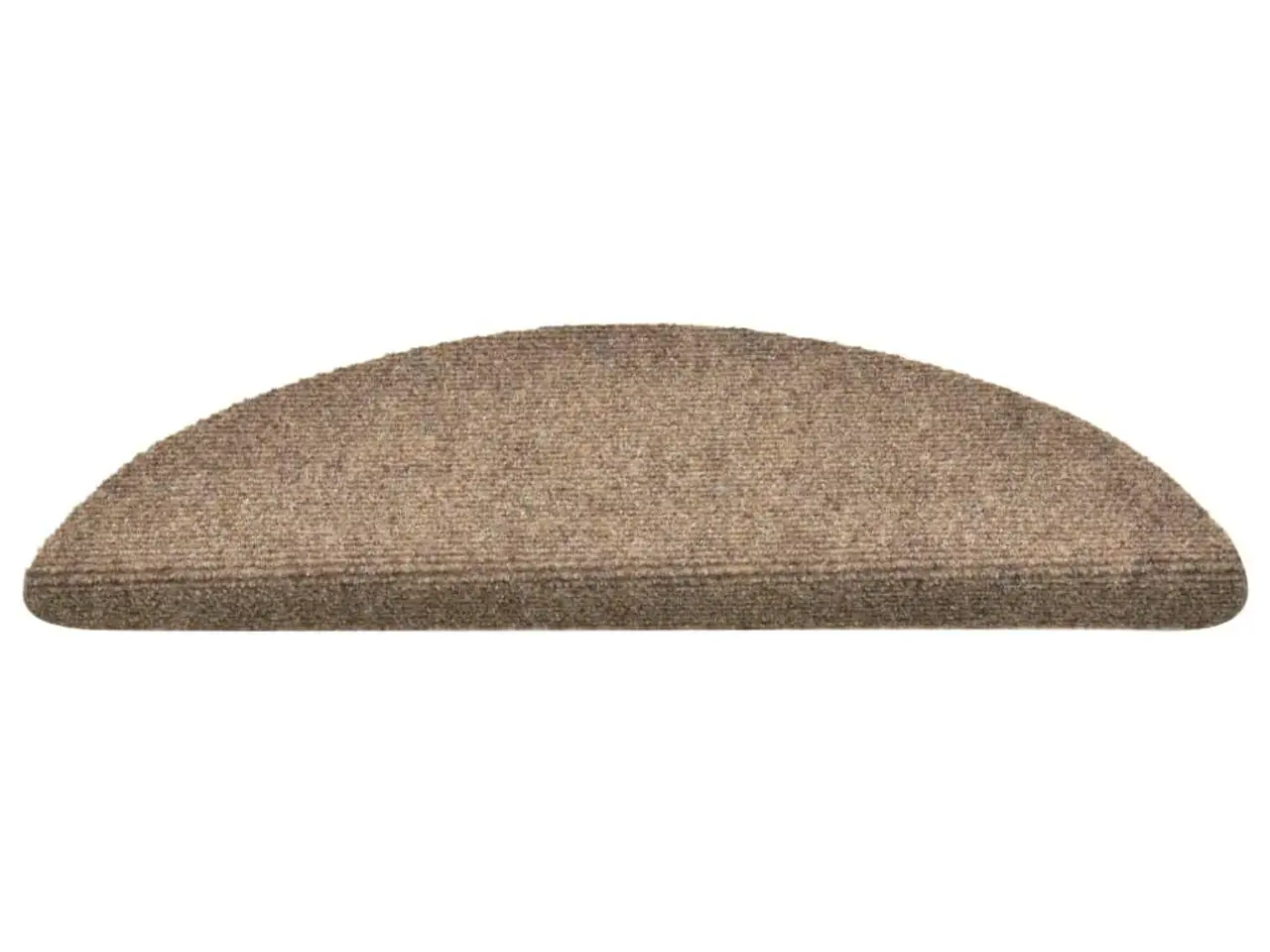 Billede 5 - Selvklæbende trappemåtter - 15 stk. halvrunde 56×17×3 cm, beige