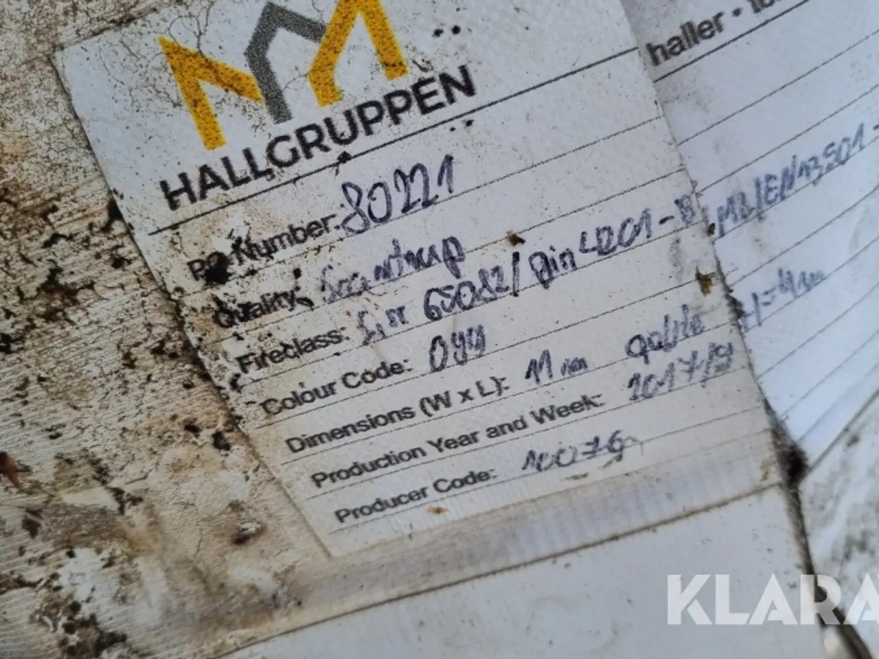 Billede 5 - Telt sider / løbere Hal-Gruppen 15 Paller
