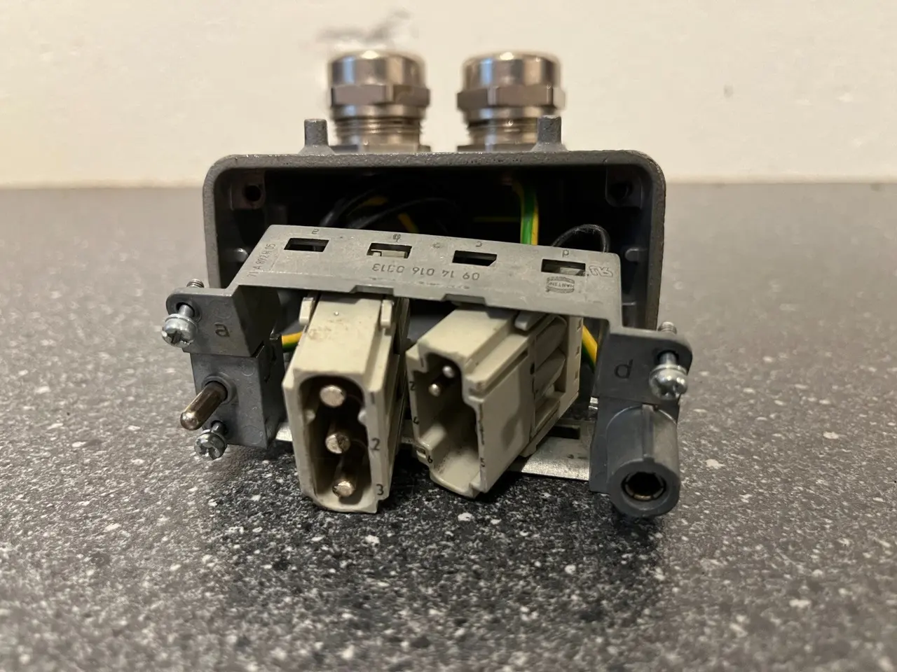 Billede 4 - Harting Han stik med blandet Power & Data Modules