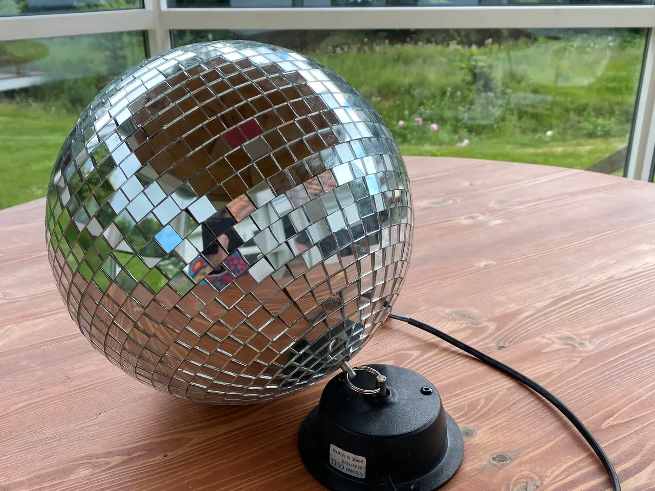 Billede 1 - Retro discokugle med motor