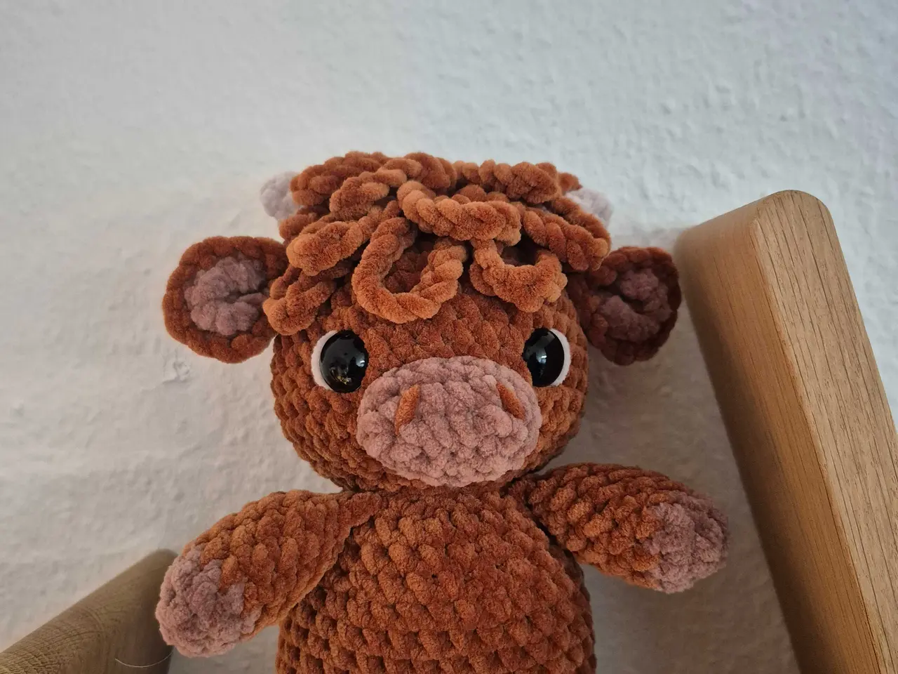 Billede 1 - Hæklet highlander ko bamse