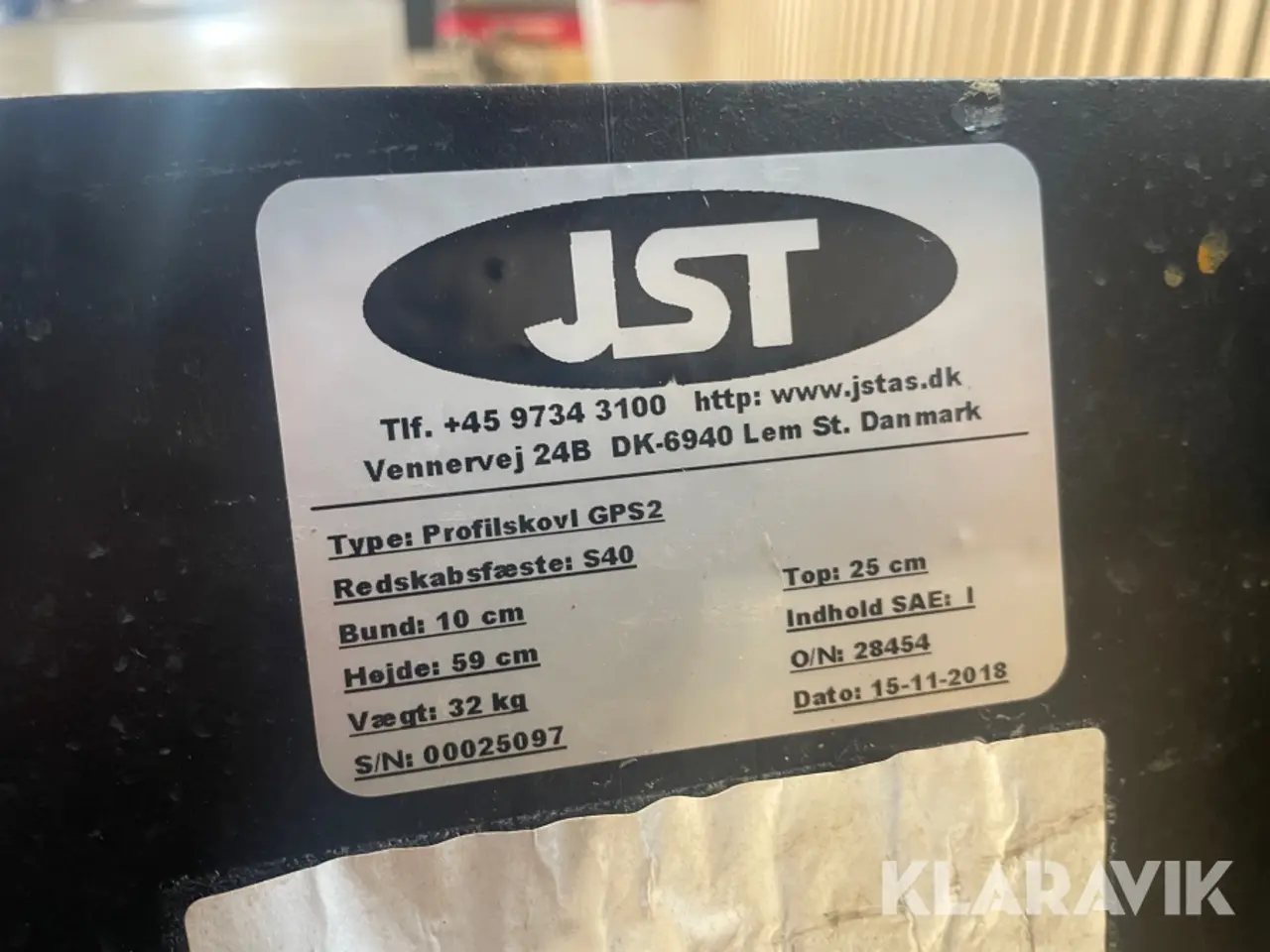 Billede 7 - Profilskovl JST GPS2 10-59 cm - S40