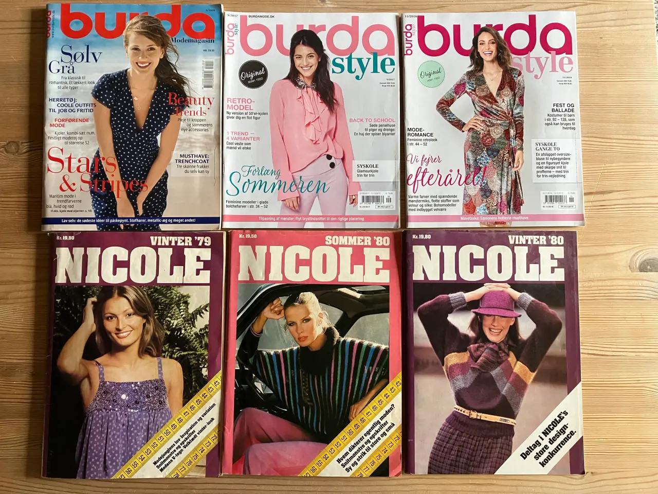 Billede 1 - Burda, Nicole, Maries ideer, Sally blade m.fl.