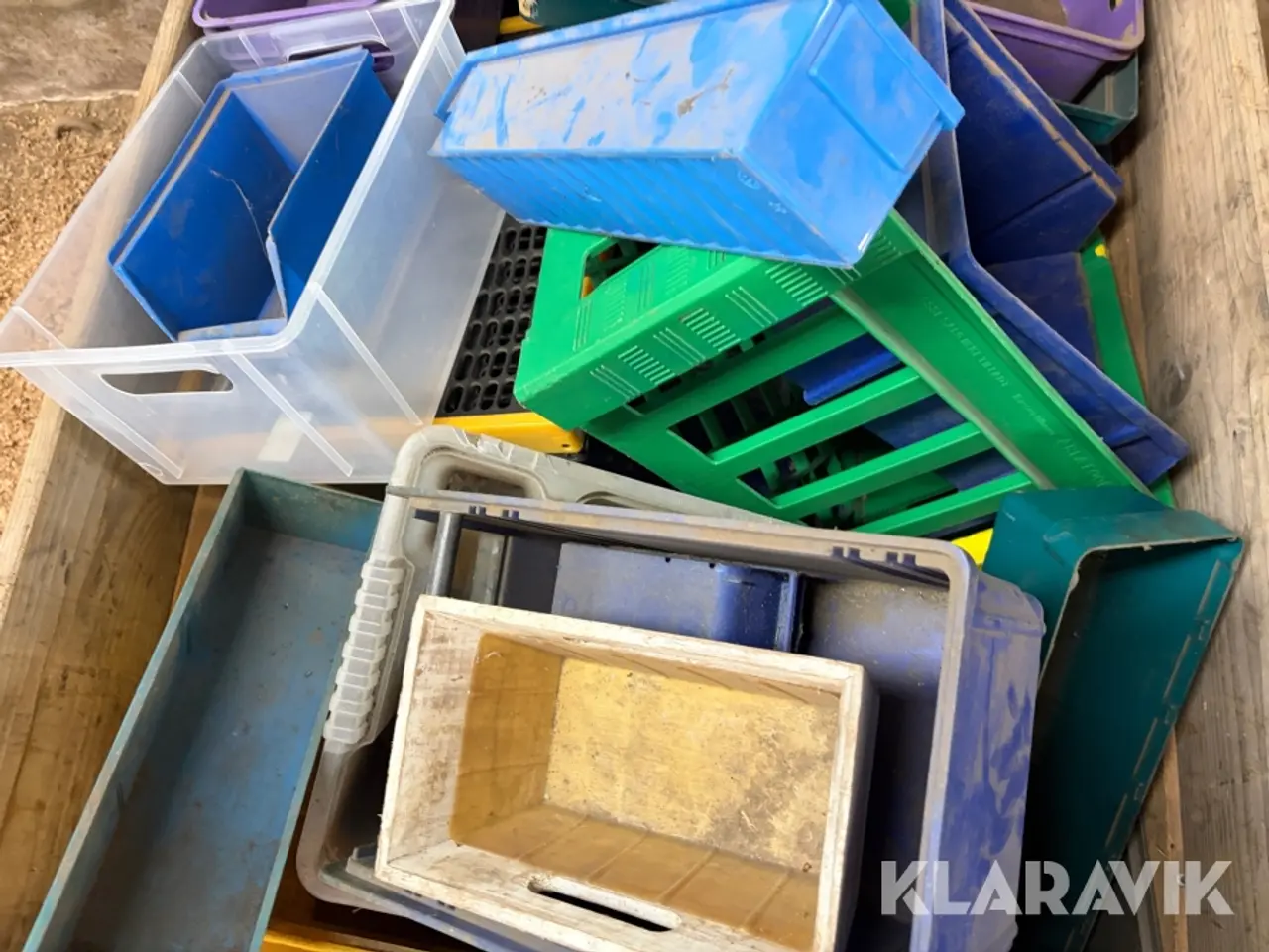 Billede 8 - Lot med plastikkasser - 1 palle