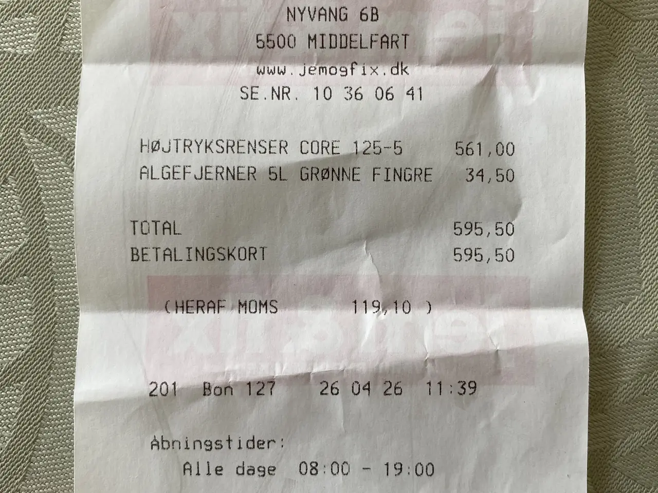 Billede 1 - Hel ny højtryksrenser