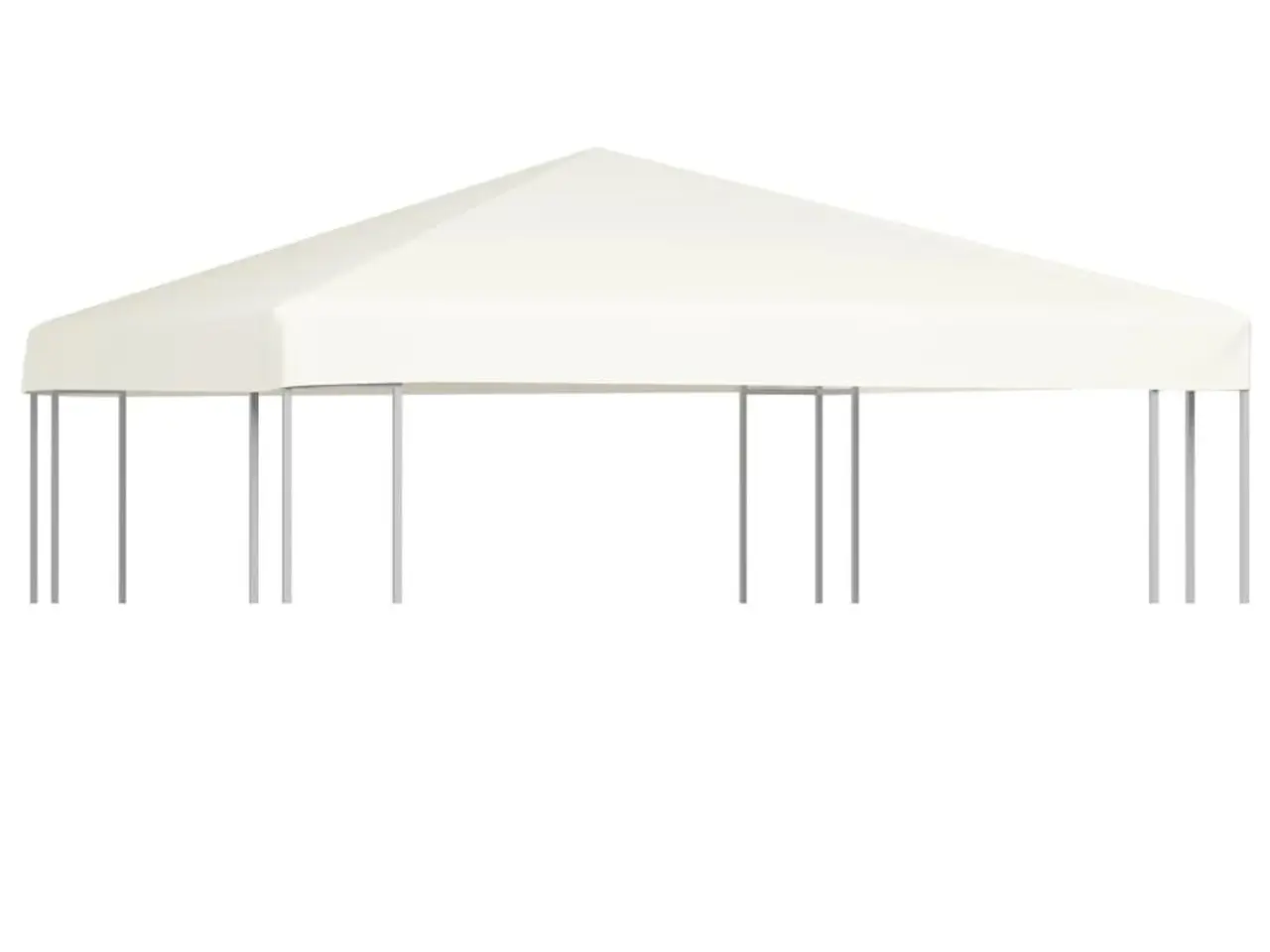 Billede 1 - Pavillontopdække 310 g/m² 3 x 3 m cremehvid