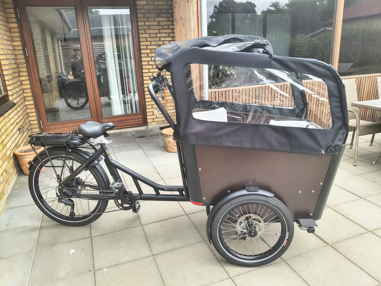 Billede 3 - SCO Premium E-Cargo lad elcykel 15AH - sort