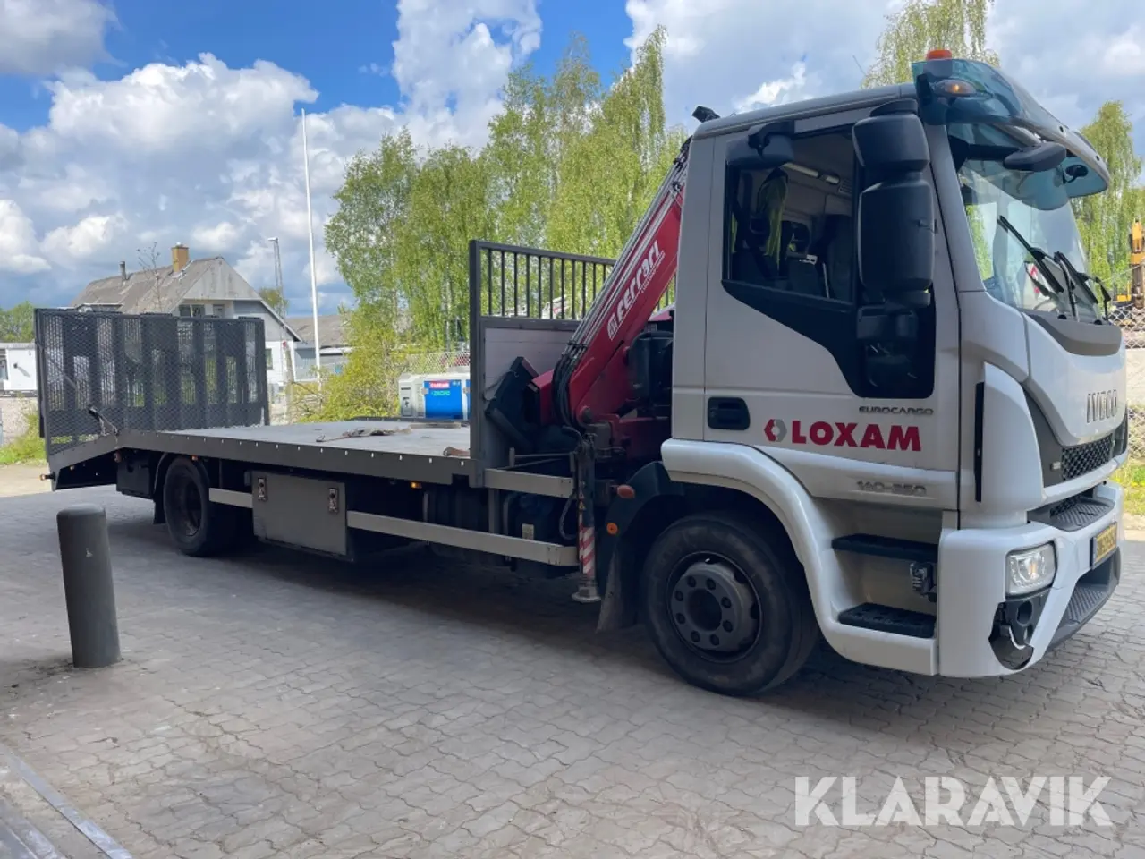 Billede 4 - Lastbil Iveco Eurocargo med Kran og knæklad