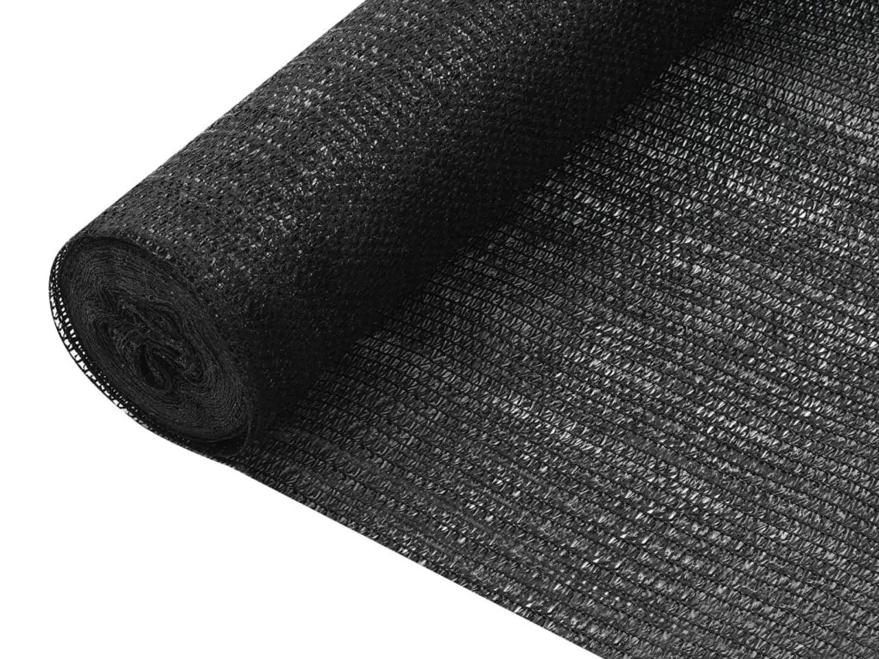 Billede 1 - Afskærmningsnet 2 × 50 m - HDPE 75 g/m², sort