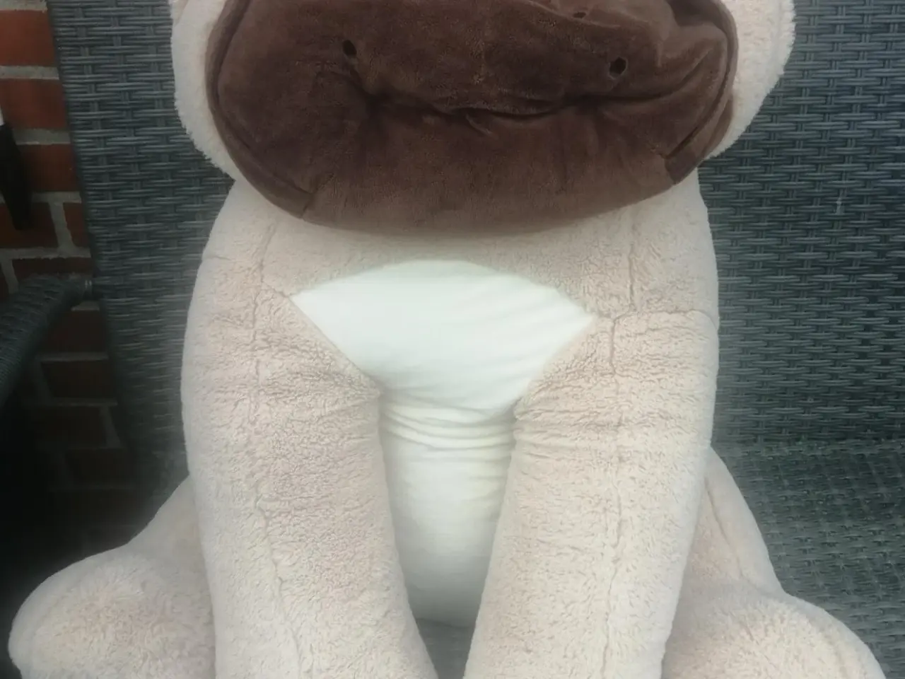 Billede 3 - BULLDOG TØJ HUND, HØJDE 1 M, I FLOT STAND