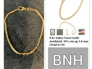 Virkeligt flot anker armbånd sælges